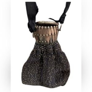Metal antique vintage cinch bag from the 30s/40s!
